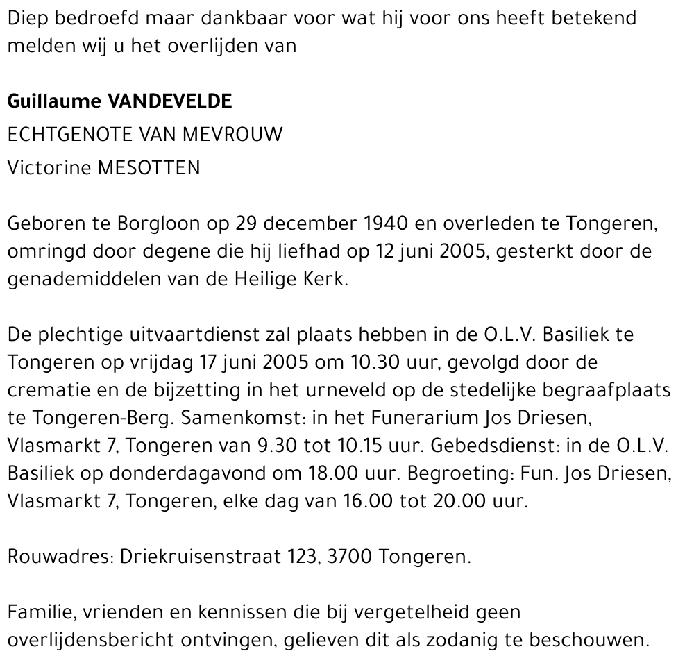 Guillaume Vandevelde