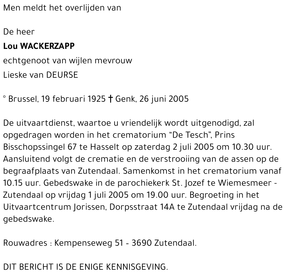 Lodewijk wackerzapp