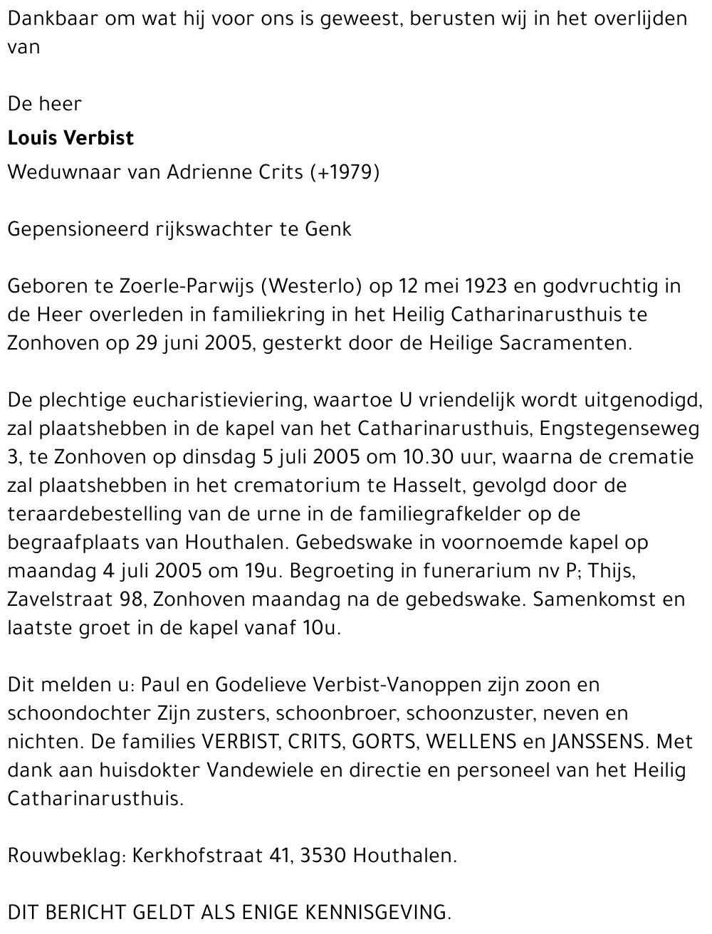 Louis Verbist