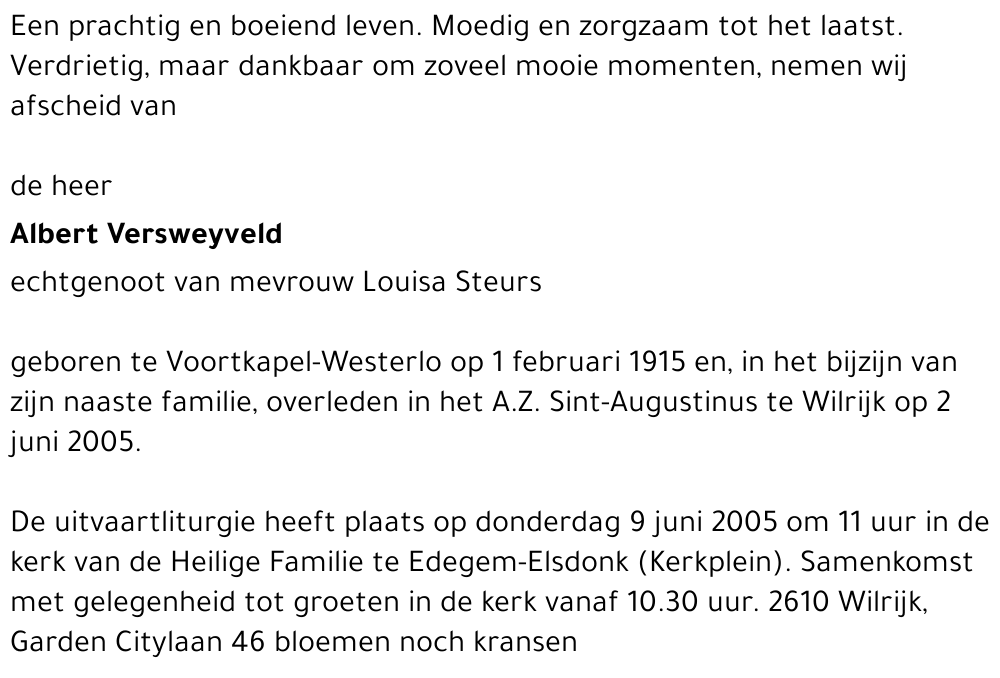 Ludovicus Versweyveld