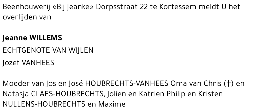 Jeanne Willems (bedrijf)