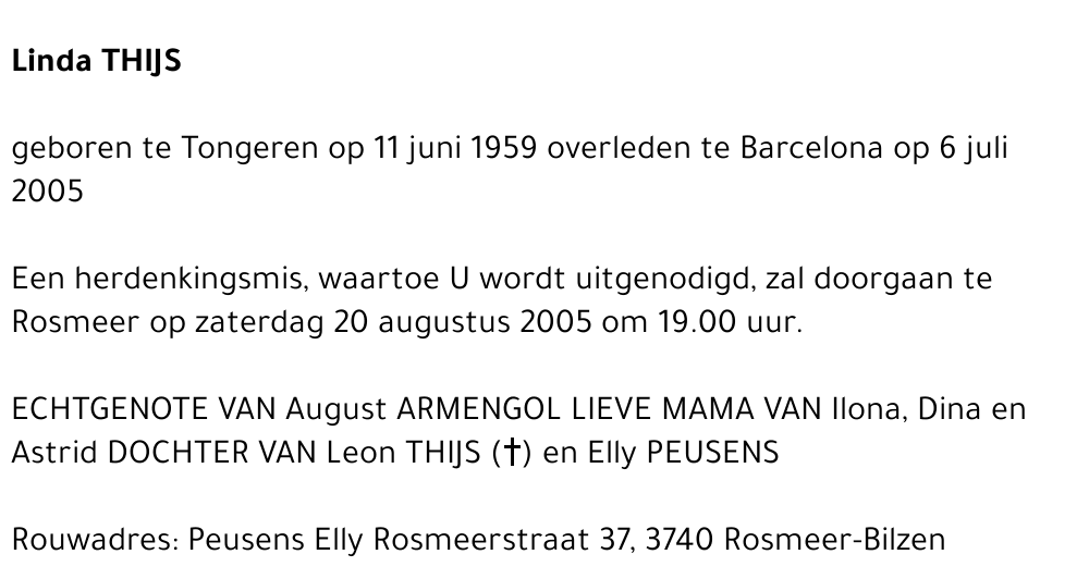 Linda Thijs (groot model)