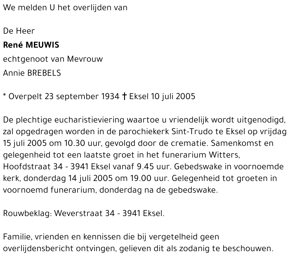 René MEUWIS