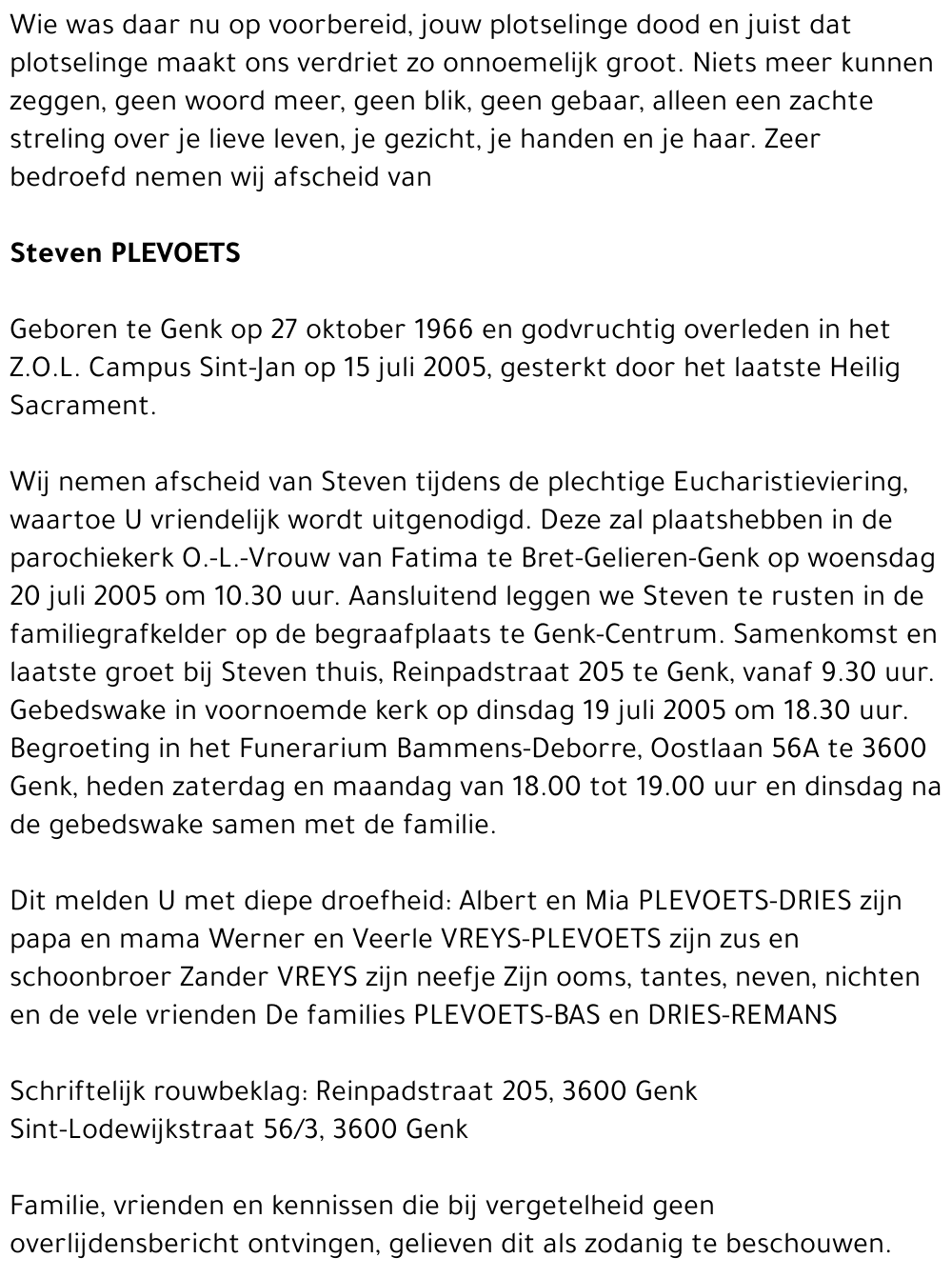 Steven Plevoets