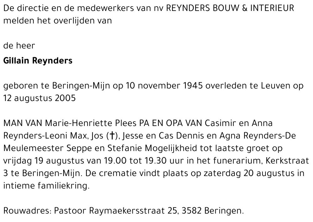 Gillain Reynders (bedrijf)