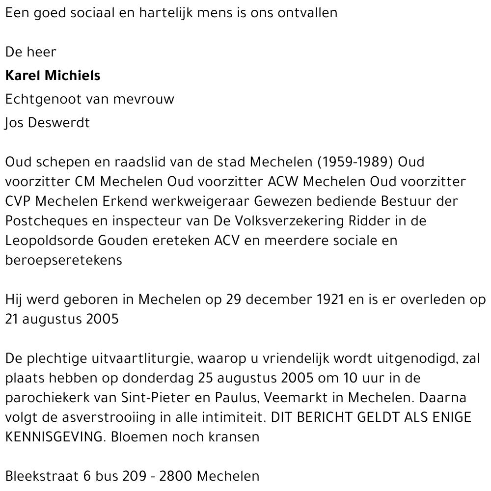 Karel Michiels