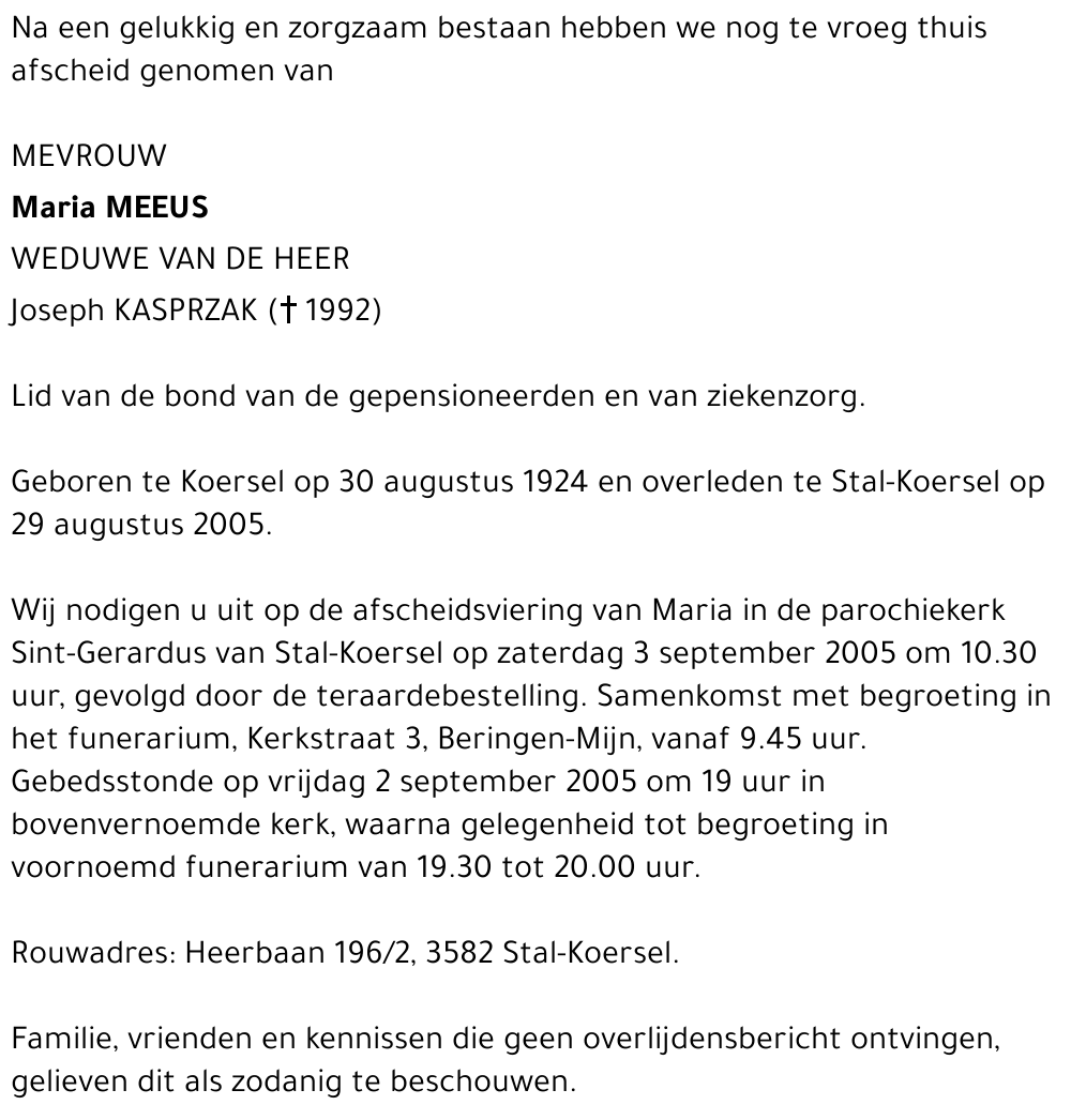 Maria Meeus