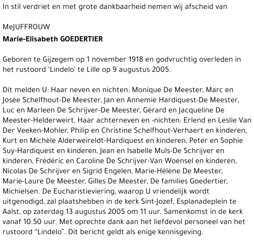 Marie-Elisabeth Goedertier
