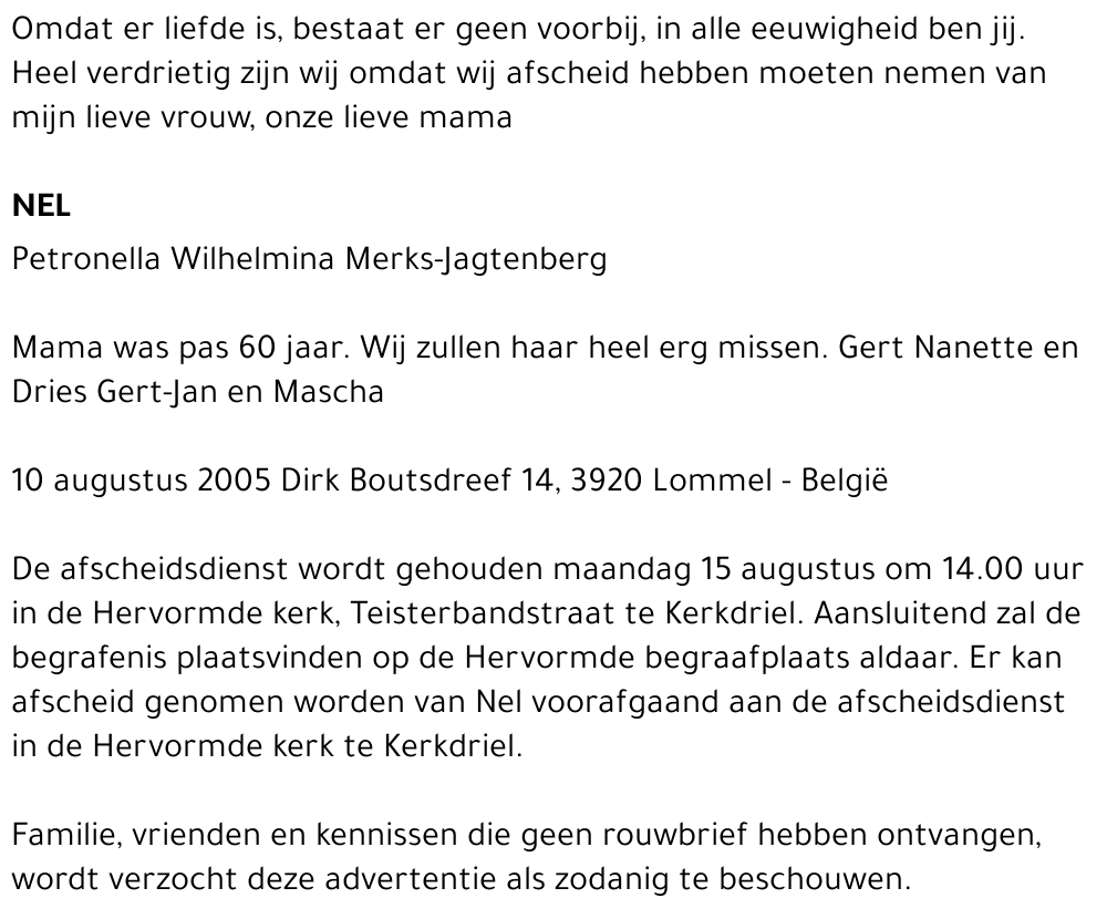 Petronella Jagtenberg