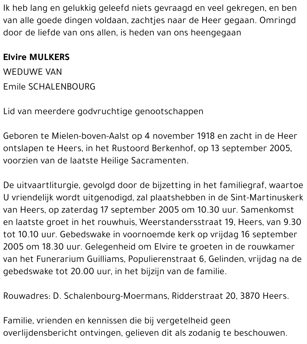 Elvire Mulkers