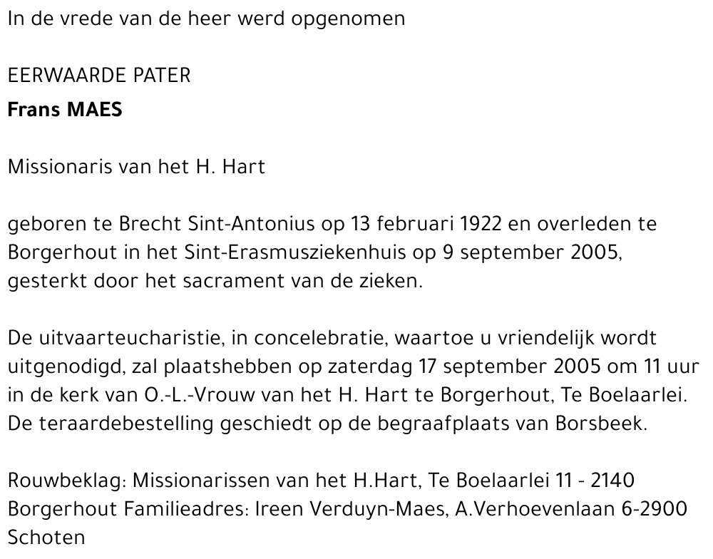 Frans Maes