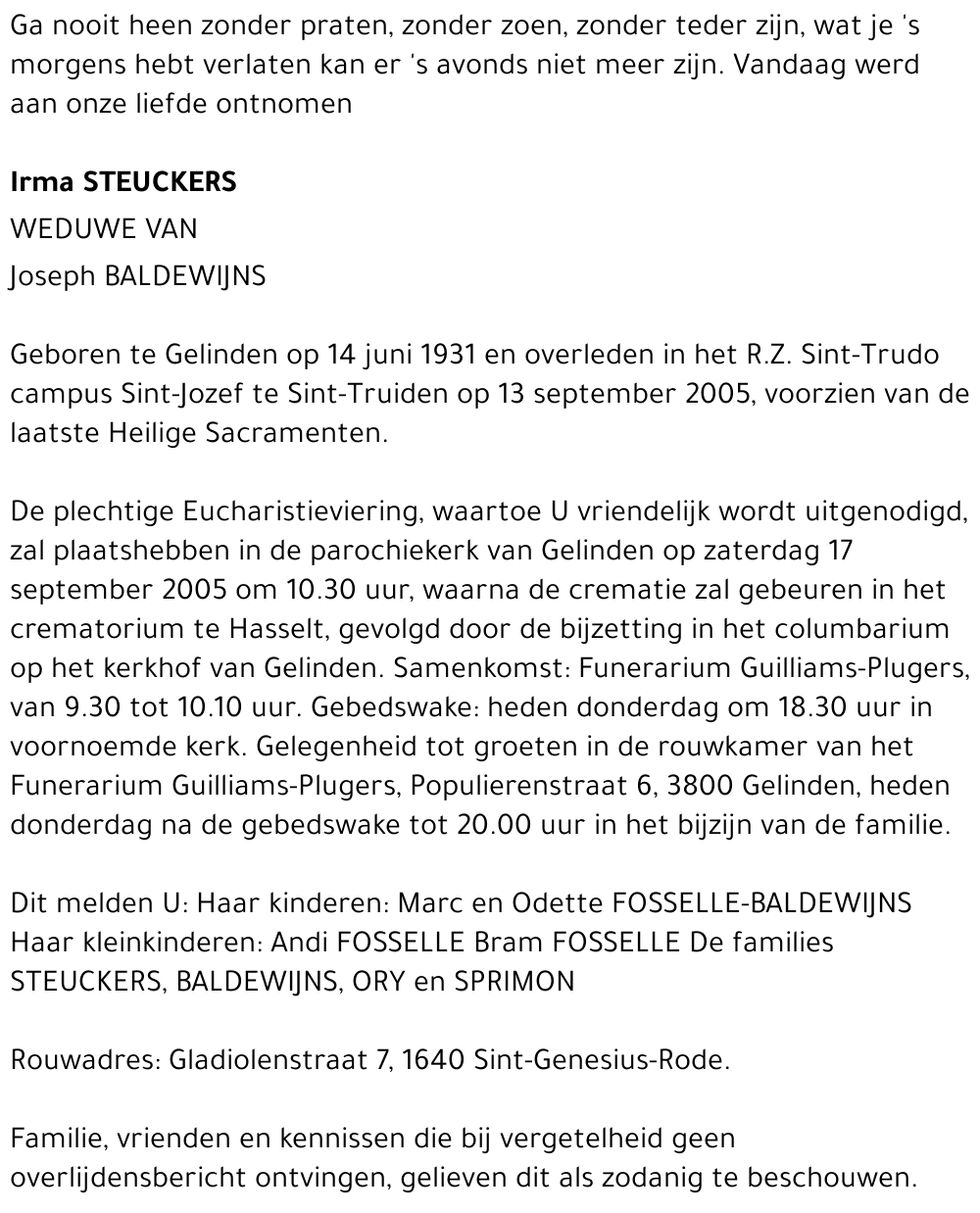 Irma Steuckers