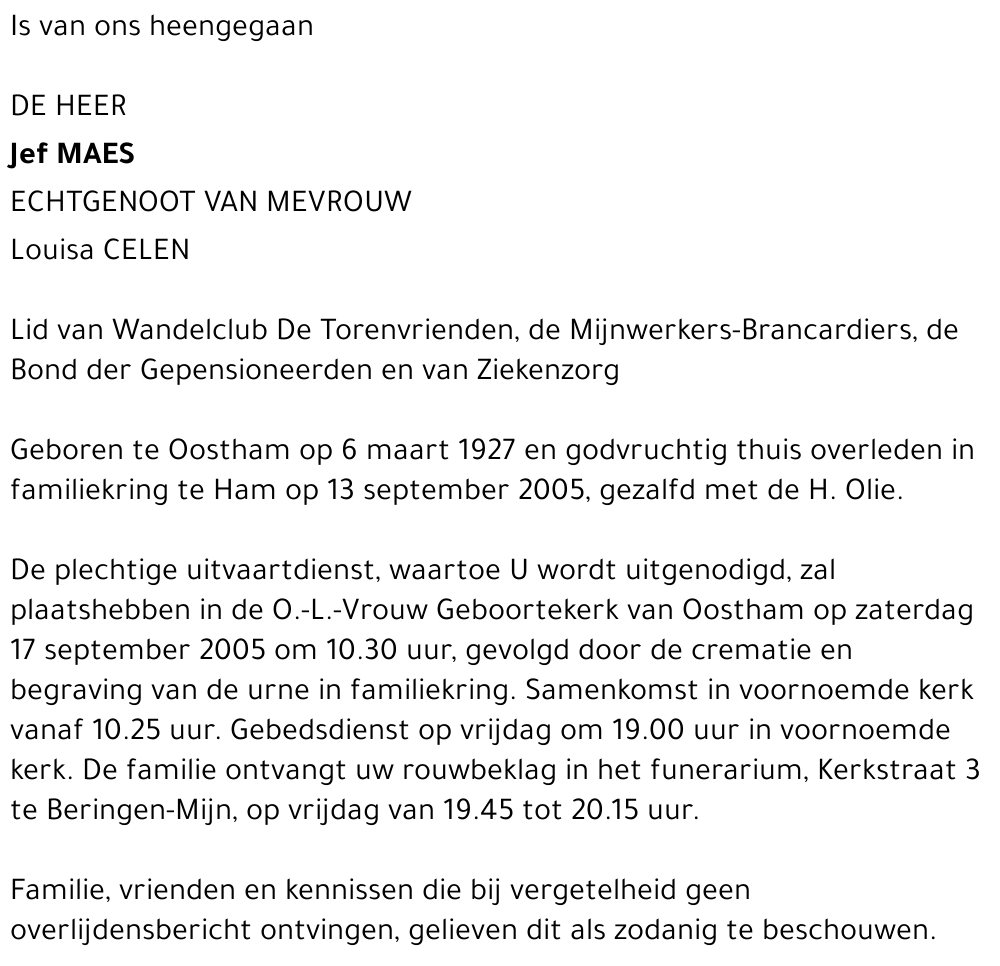 Jef Maes