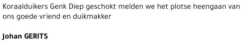 Johan Gerits (Koraalduikers)