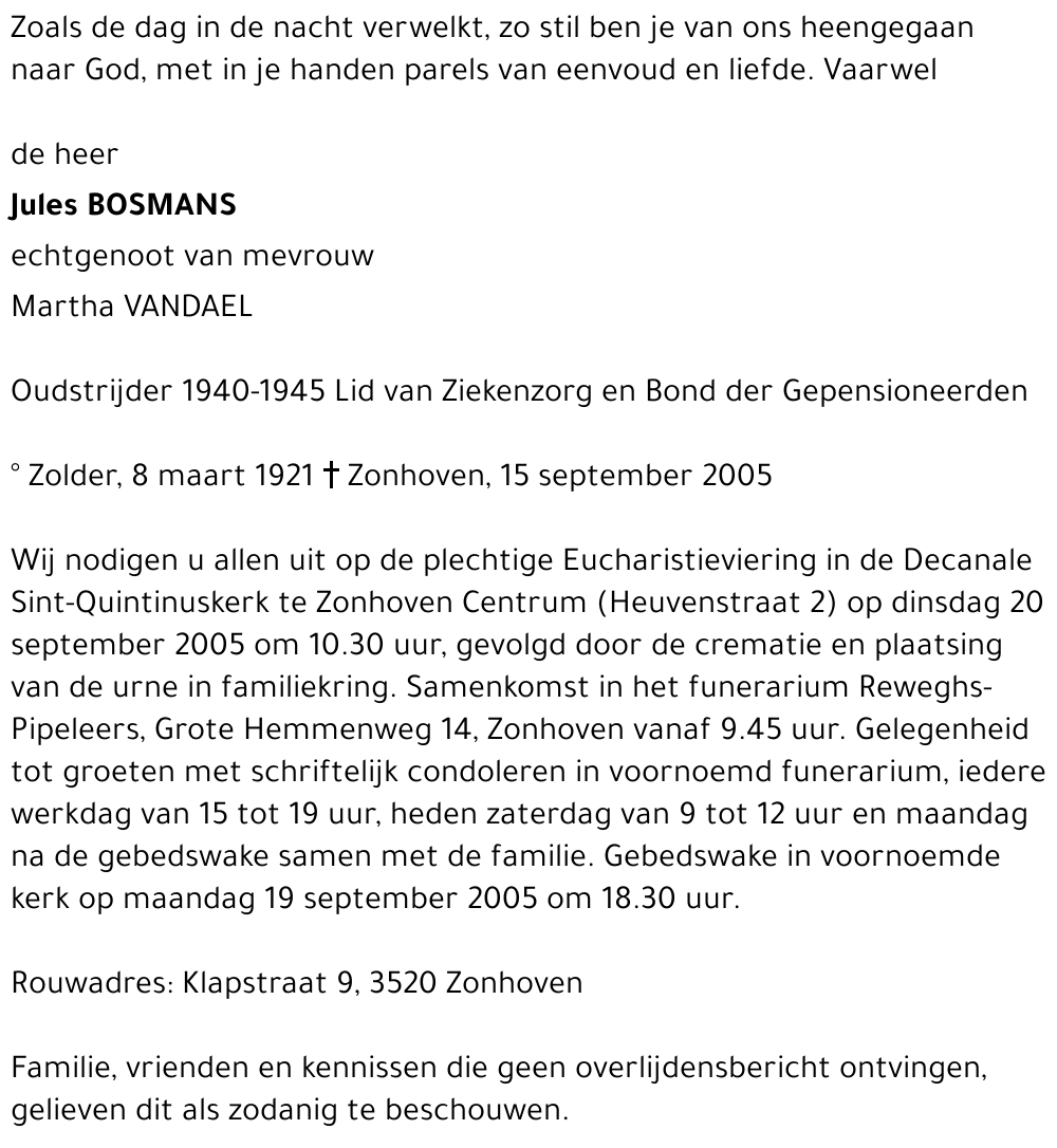 Jules Bosmans