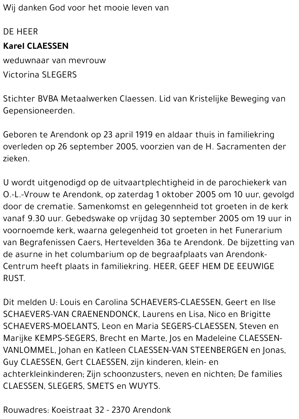 KAREL CLAESSEN