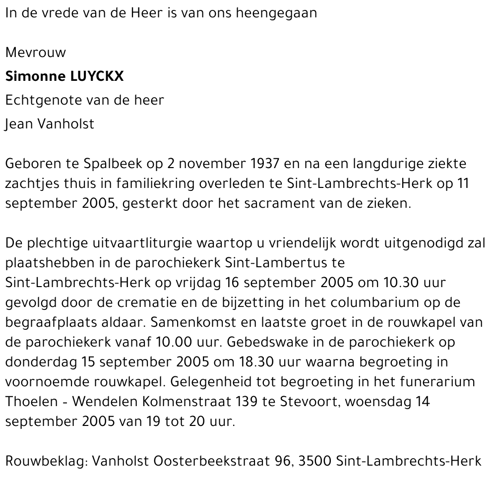 Simonne Luyckx