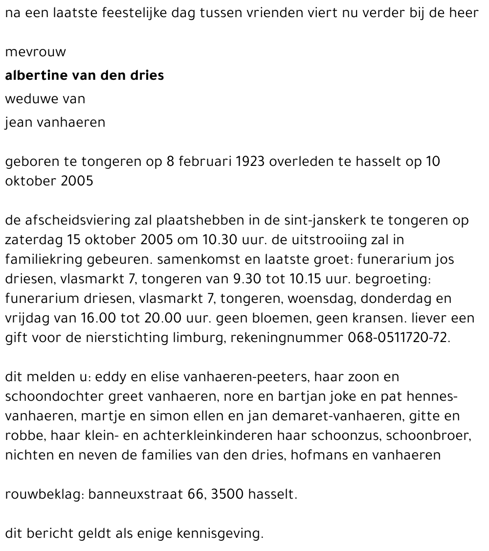 Albertine Van den Dries