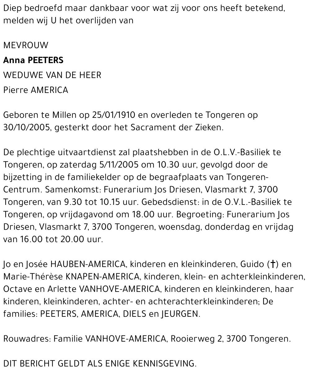 Anna Peeters