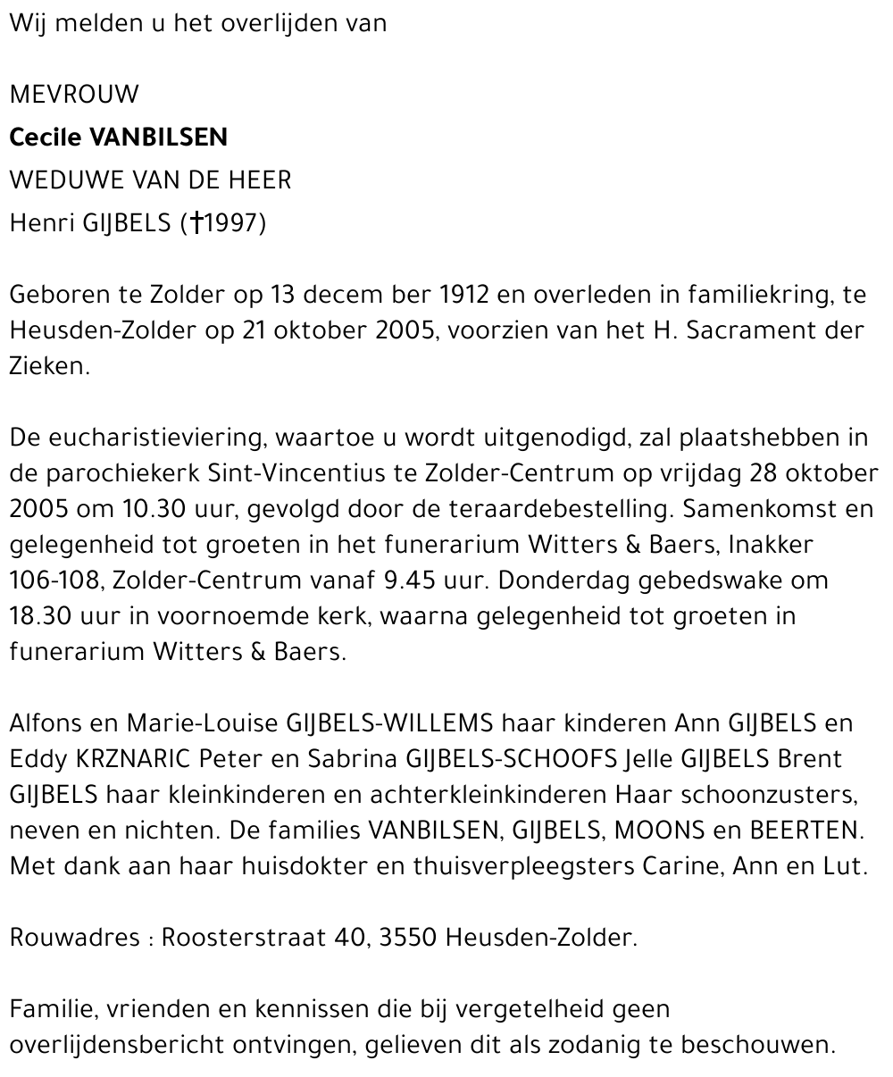 Cecile Vanbilsen