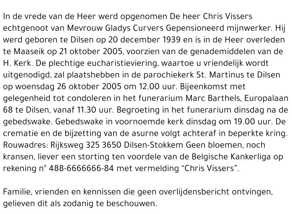 Chris Vissers
