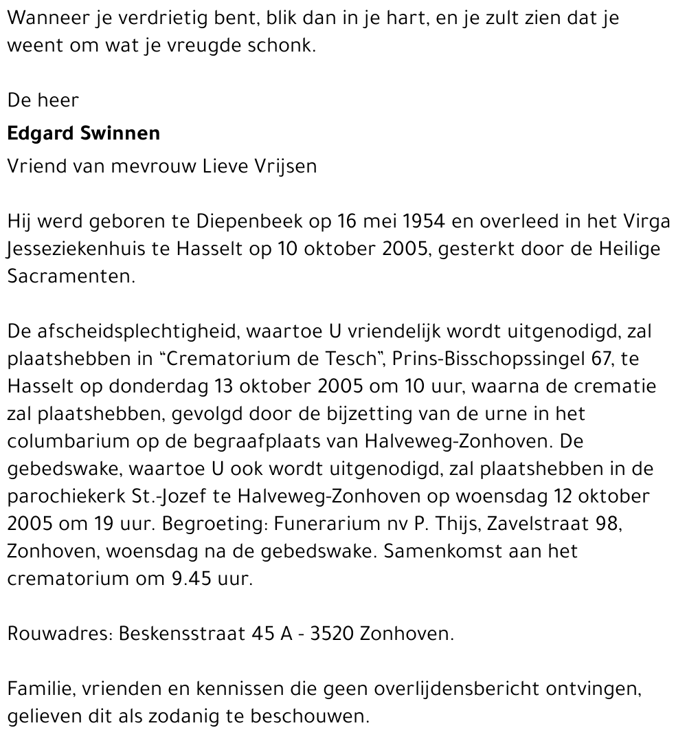 Edgard Swinnen