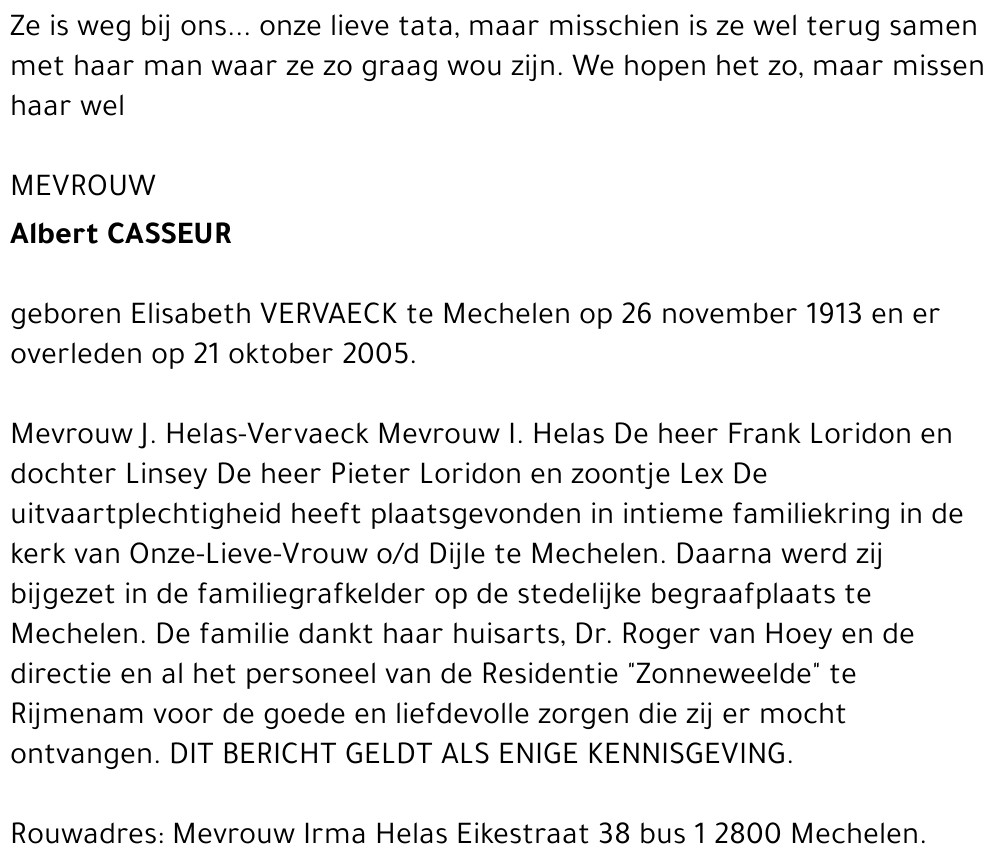 Elisabeth Vervaeck