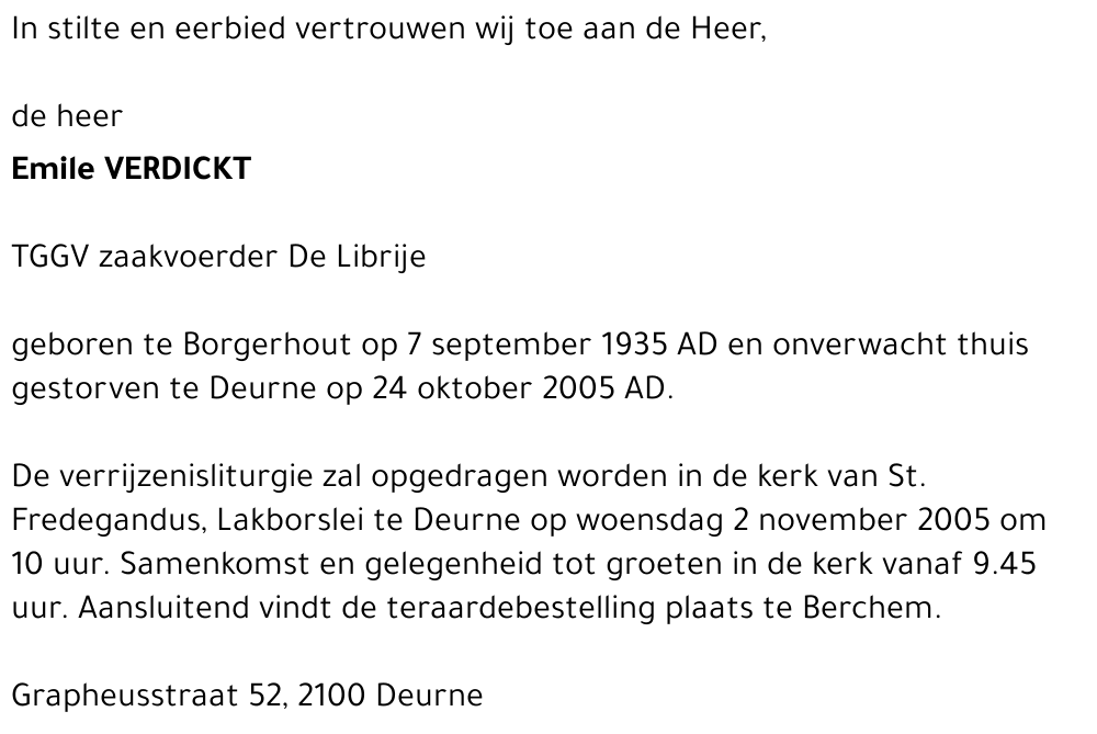 Emile Verdickt