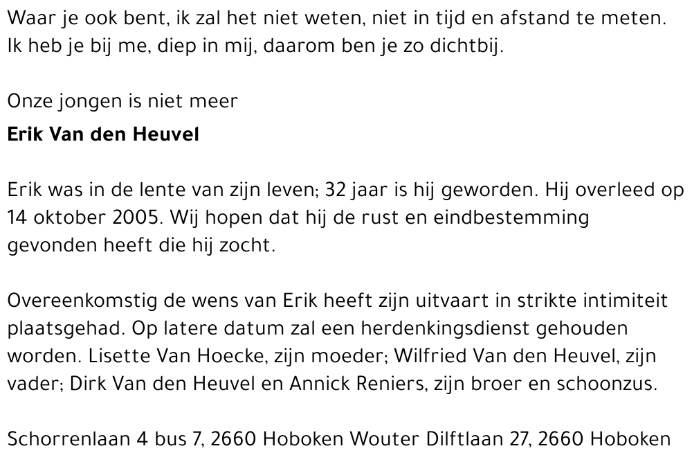 Erik Van den Heuvel