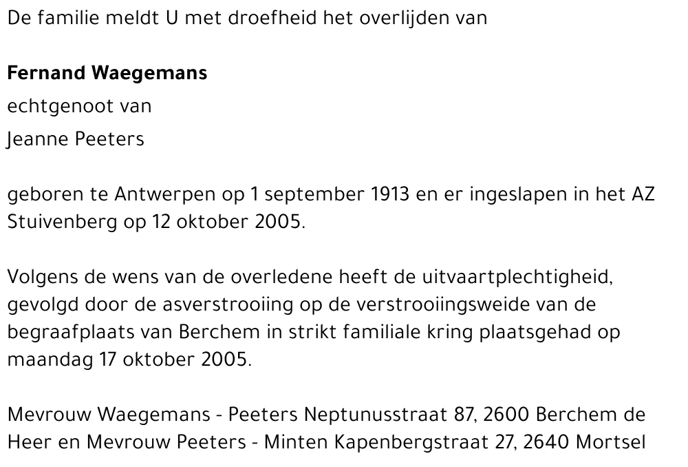 Fernand Waegemans