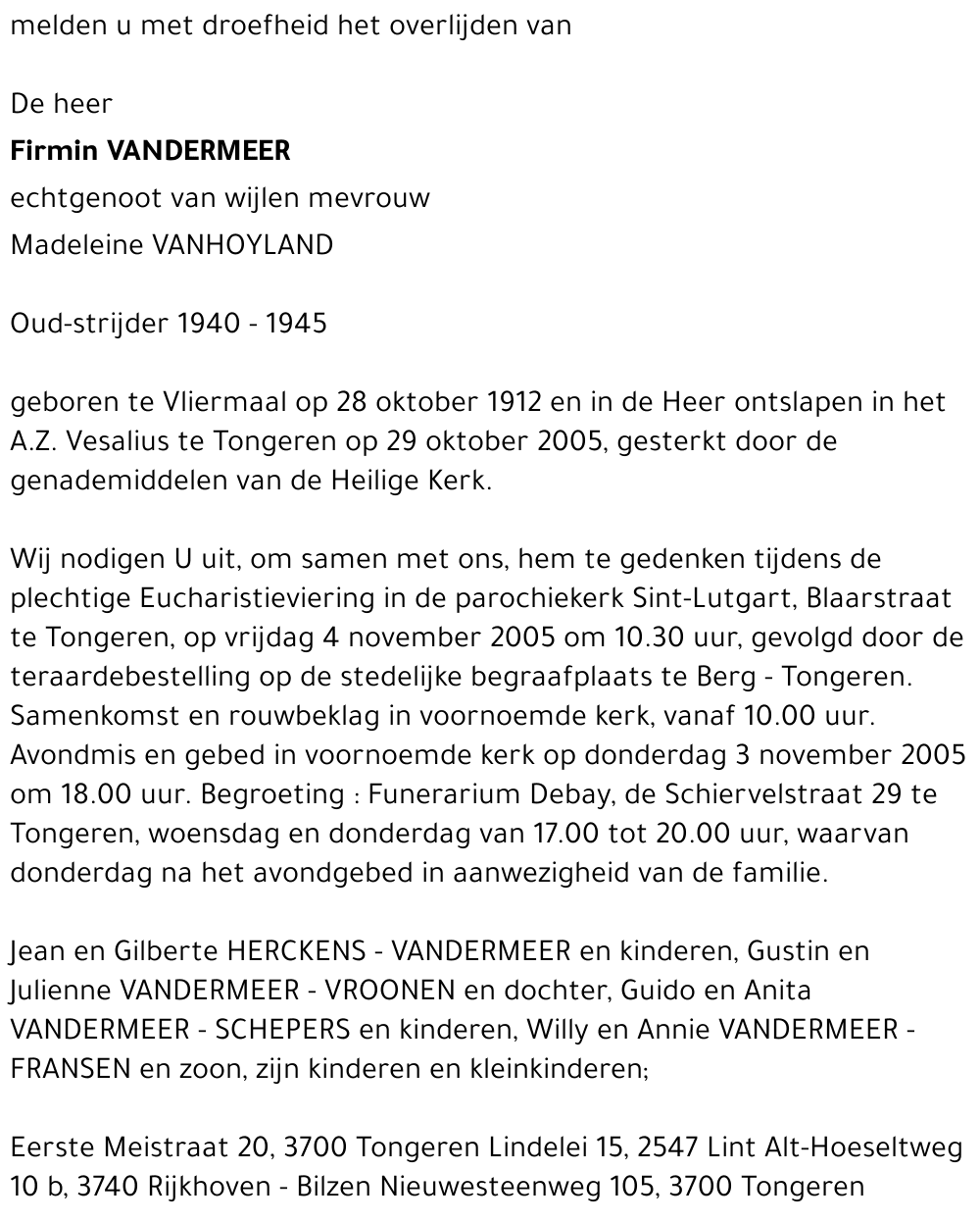 Firmin Vandermeer