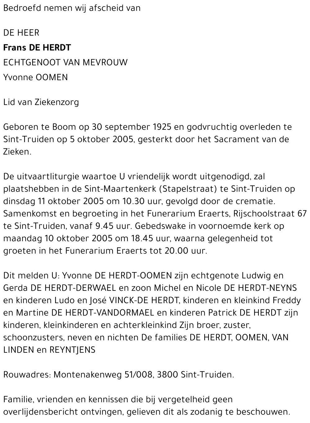 Frans De Herdt