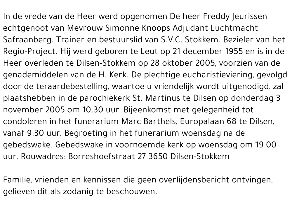 Freddy Jeurissen