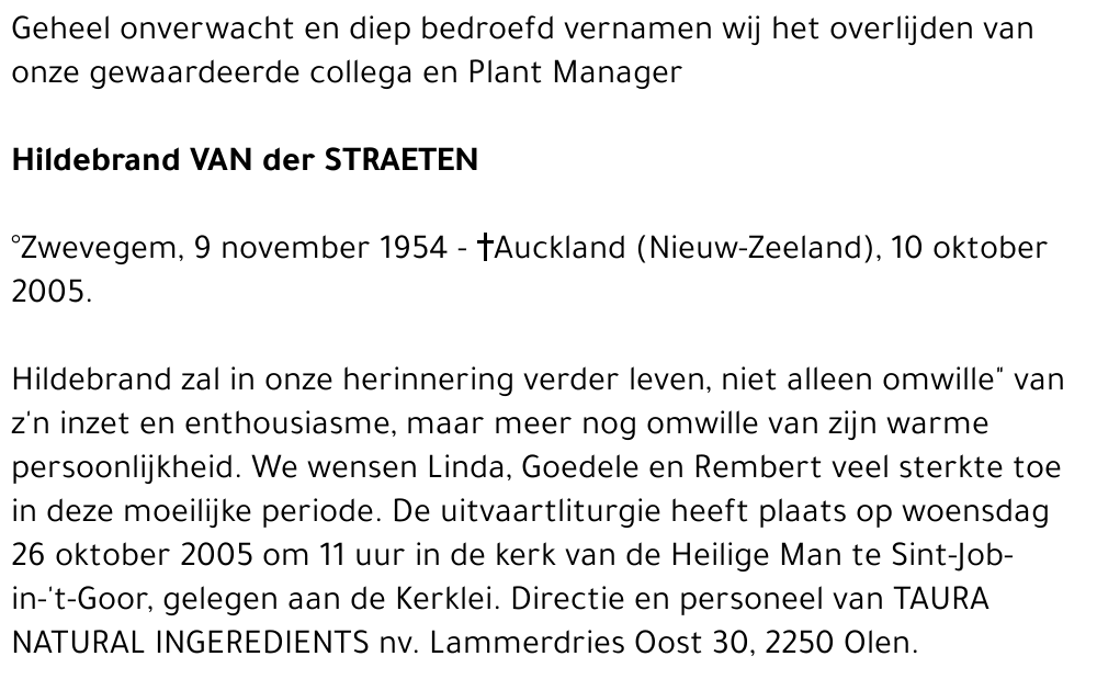 Hildebrand Van der Straeten
