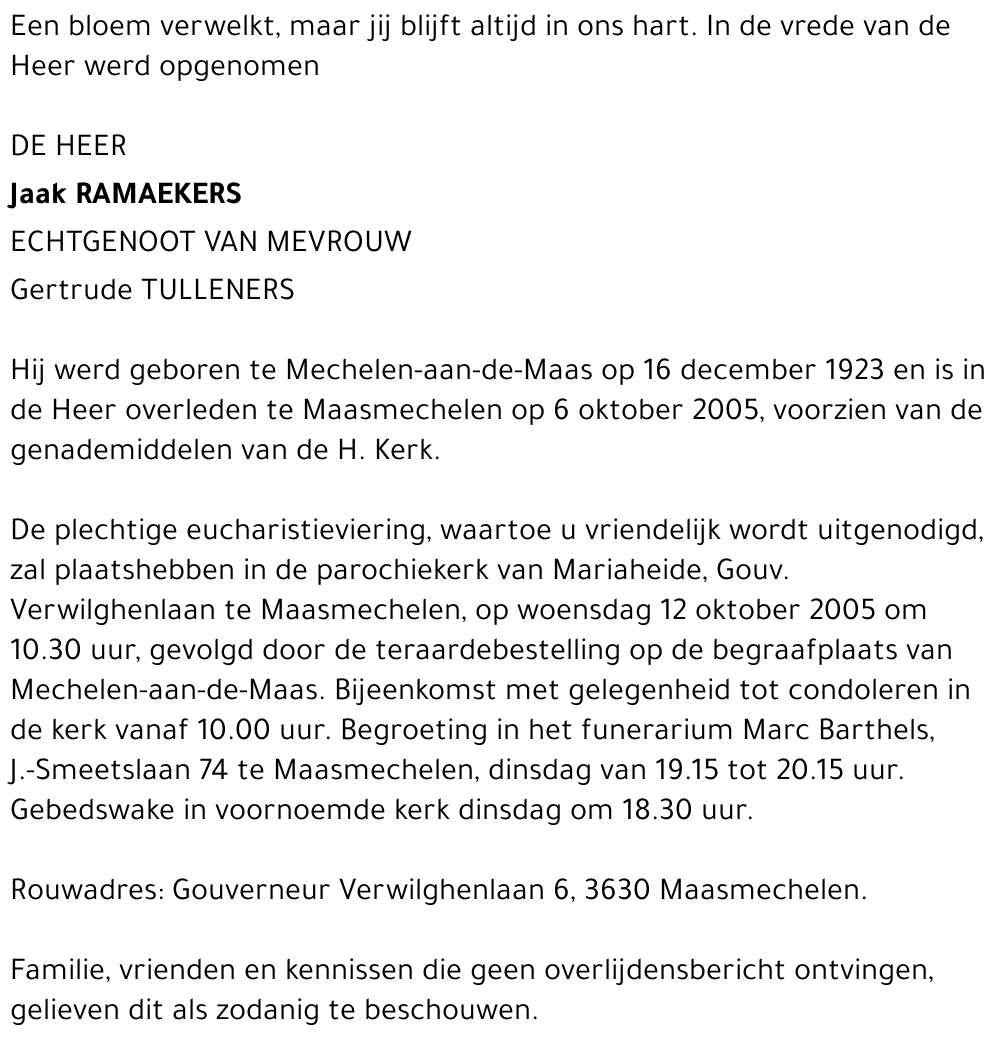 Jaak Ramaekers