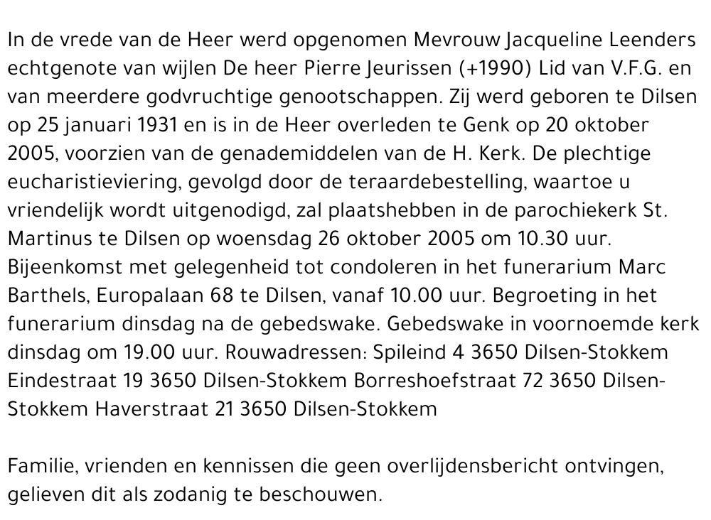 Jacqueline Leenders