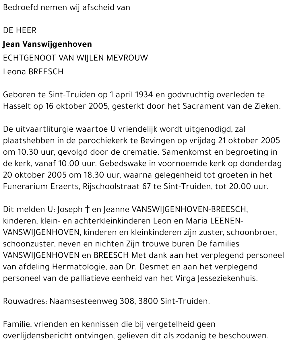 Jean Vanswijgenhoven