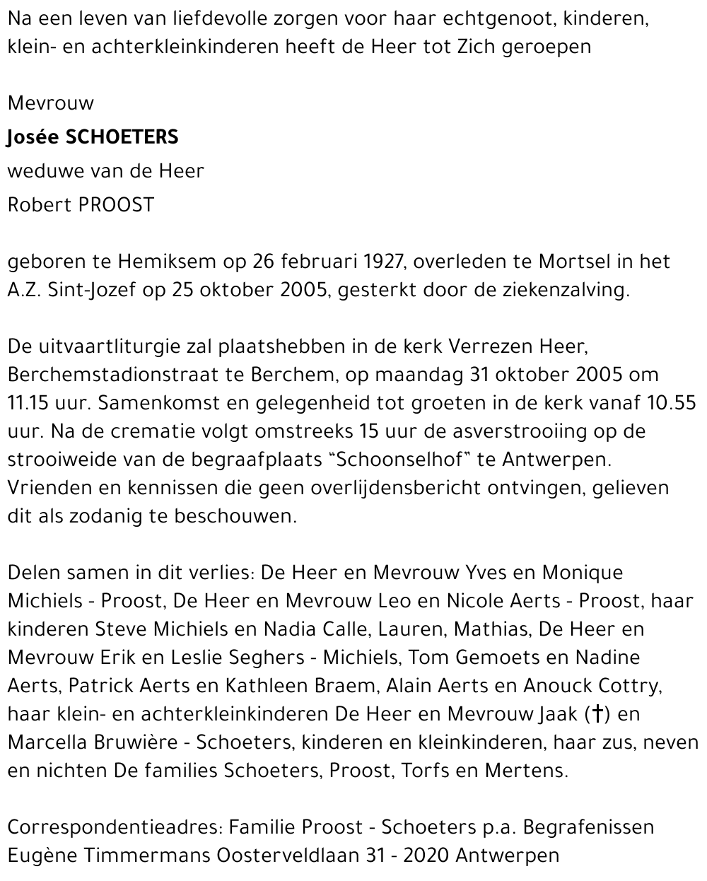 Josée Schoeters