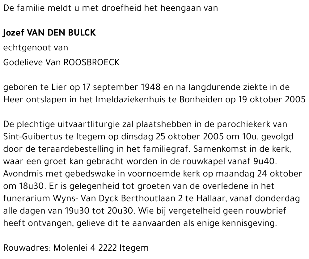 Jozef Van den Bulck