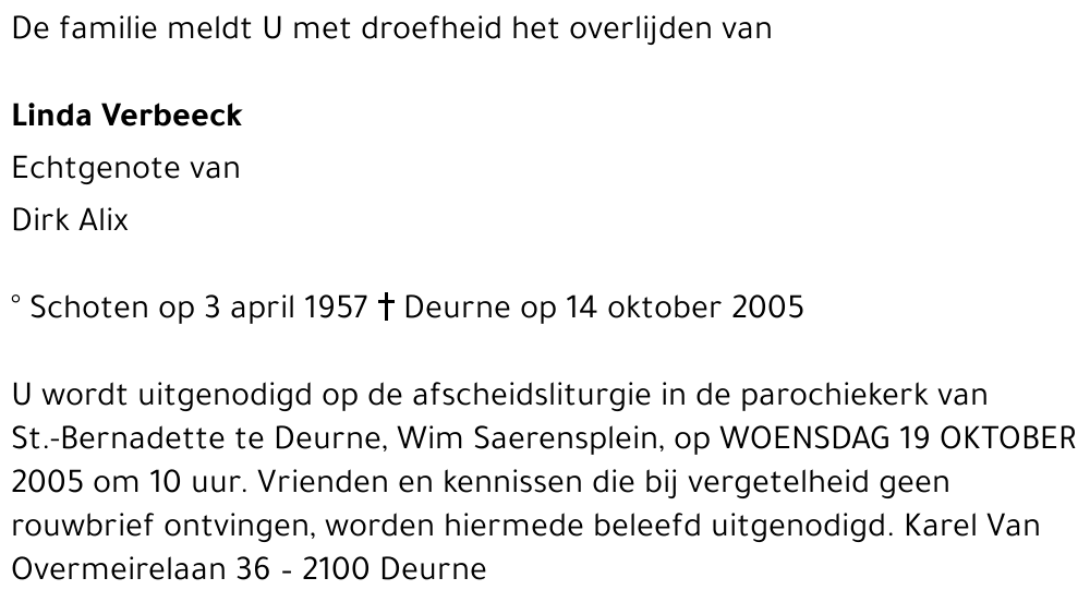 Linda Verbeeck