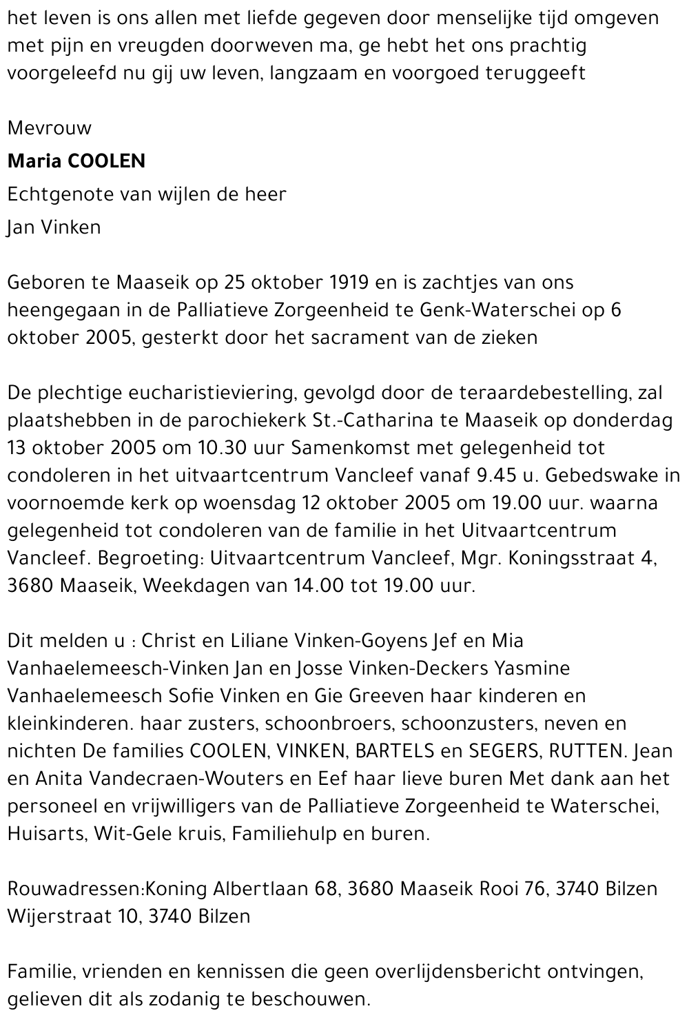 Maria Coolen