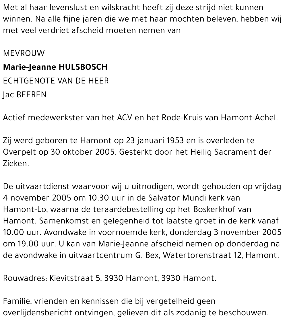 Marie-Jeanne Hulsbosch