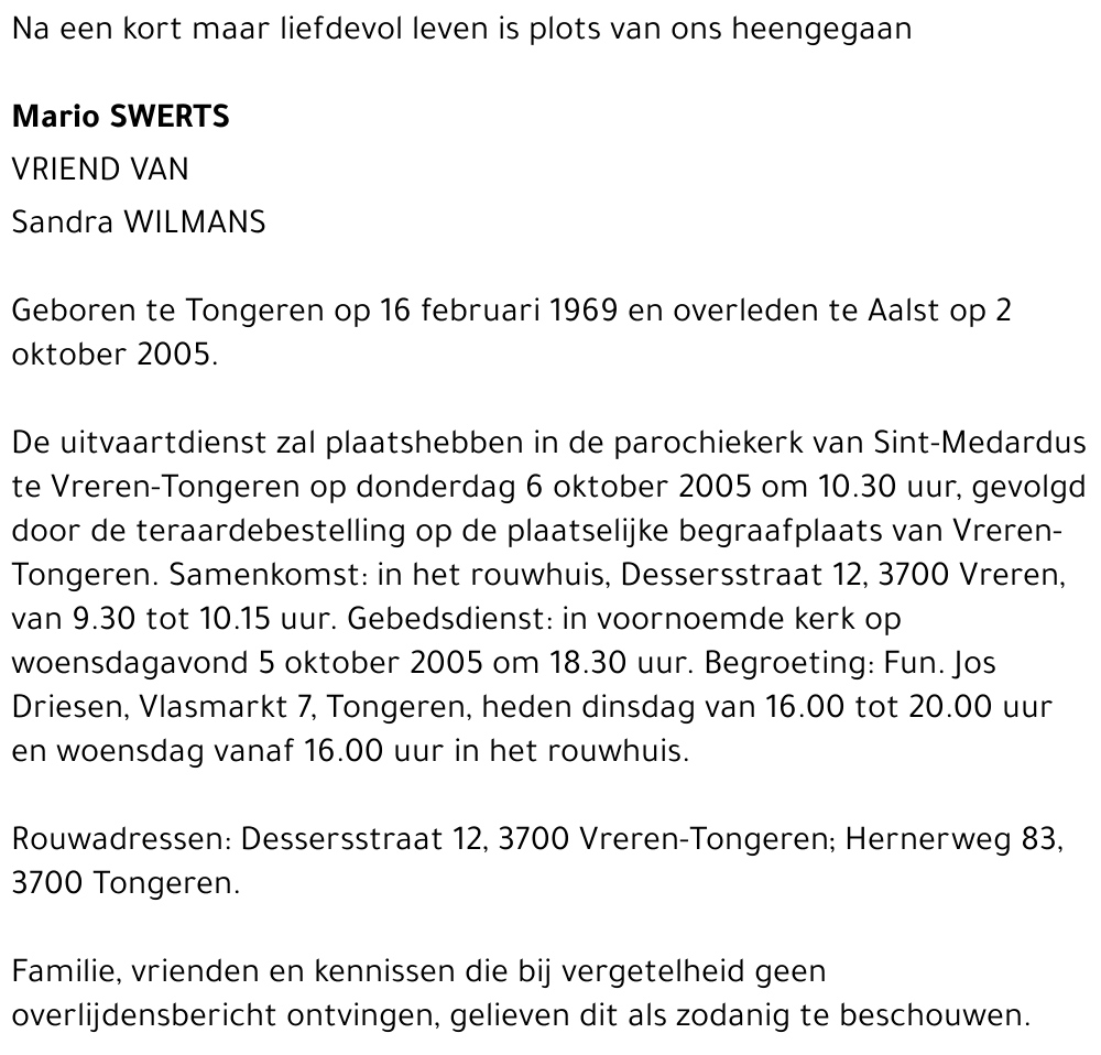 Mario Swerts