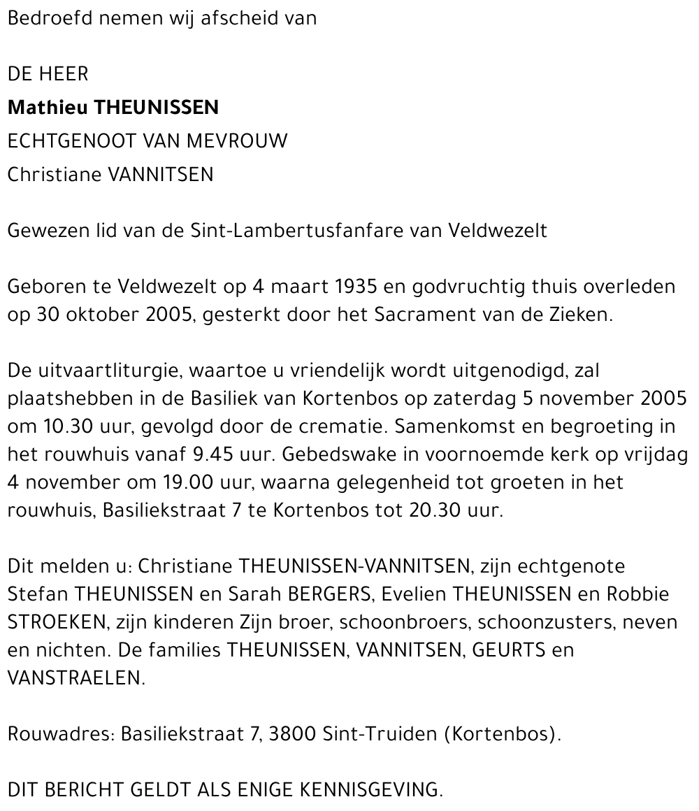 Mathieu Theunissen