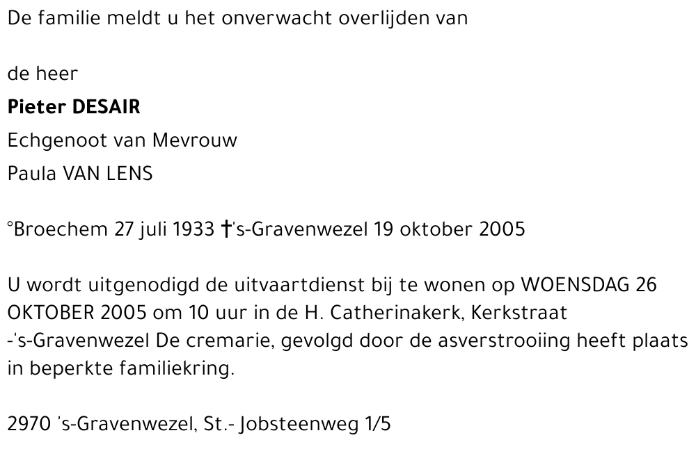 Pieter Desair