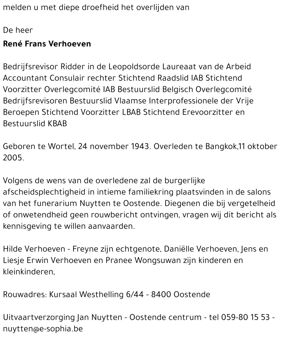 René VERHOEVEN