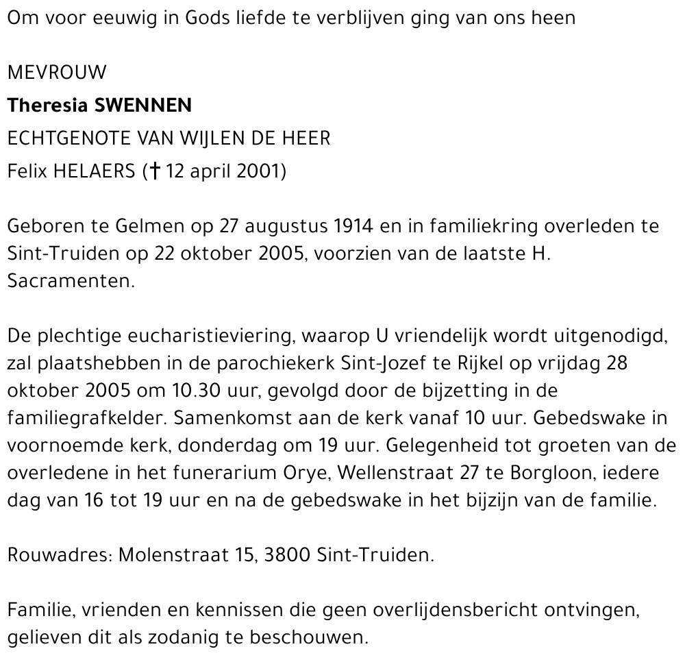 Theresia Swennen