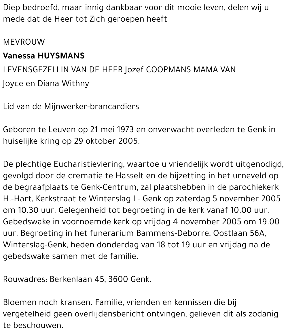 Vanessa Huysmans