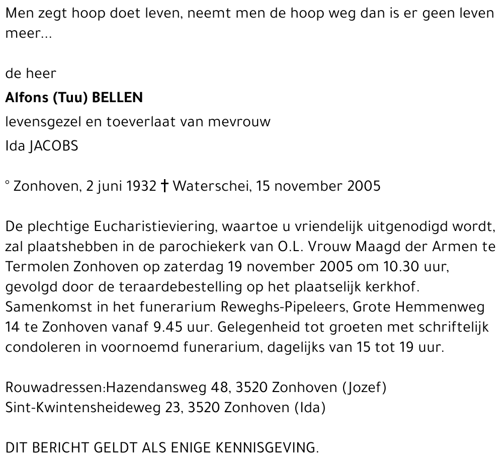 Alfons Bellen