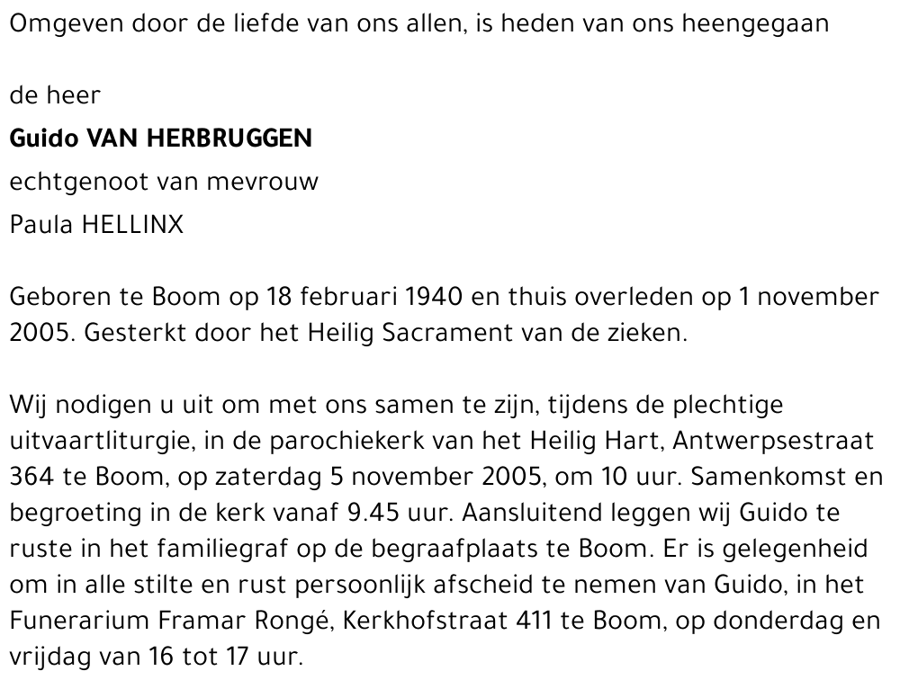 Guido Van Herbruggen
